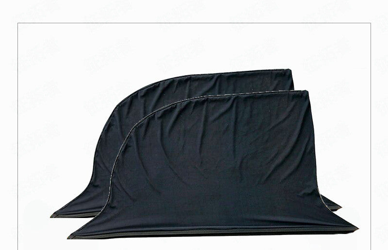 Front side window mesh sunshade pair
