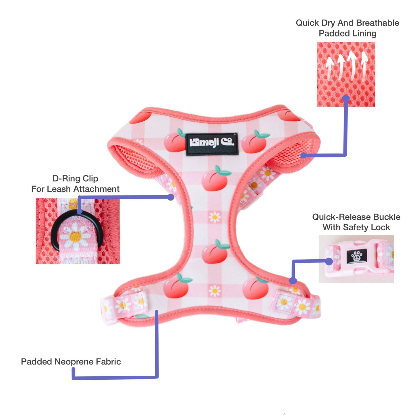 The Precious Peach Harness